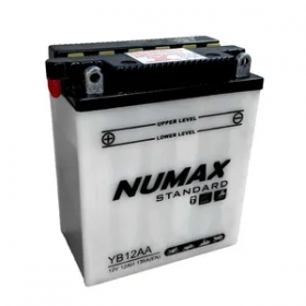 Numax YB12A-A 12v 12Ah Motorcycle Battery Numax Motorcycle