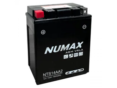 Numax YB14-A2 12v 14Ah Motorcycle Battery Numax Motorcycle