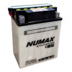 Numax YB14A-A2 12v 14Ah Motorcycle Battery Numax Motorcycle