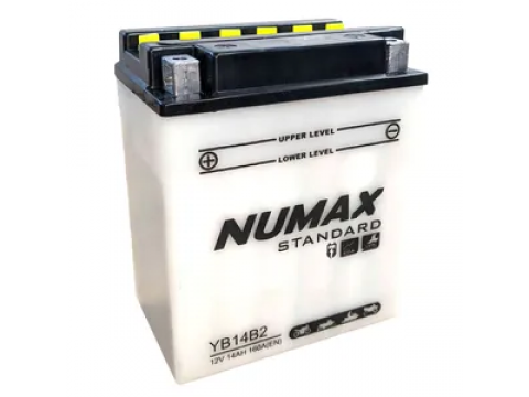 Numax YB14-B2 12v 14Ah Motorcycle Battery Numax Motorcycle