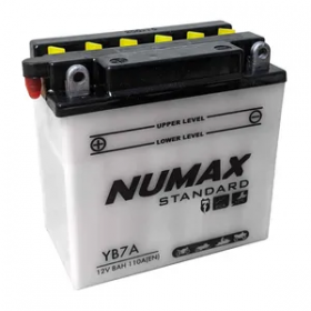 Numax YB7-A 12v 8Ah Motorcycle Battery Numax Motorcycle