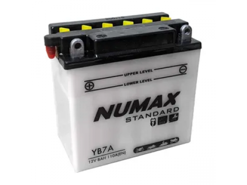 Numax YB7-A 12v 8Ah Motorcycle Battery Numax Motorcycle