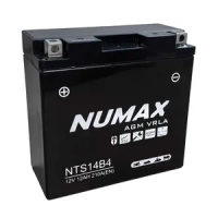 Numax YT14B4 12v 12Ah AGM Motorcycle Battery