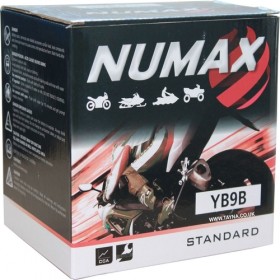Numax YB9-B 12v 9Ah Motorcycle Battery Numax Motorcycle