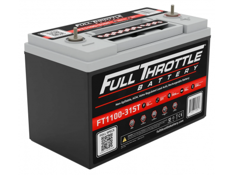 FULL THROTTLE FT1100-31ST 110AH AGM BATTERY FULL THROTTLE FT1100-31ST 110AH AGM BATTERY
