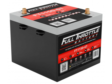 FULL THROTTLE FT1150-6T 120AH AGM BATTERY FULL THROTTLE FT1150-6T 120AH AGM BATTERY