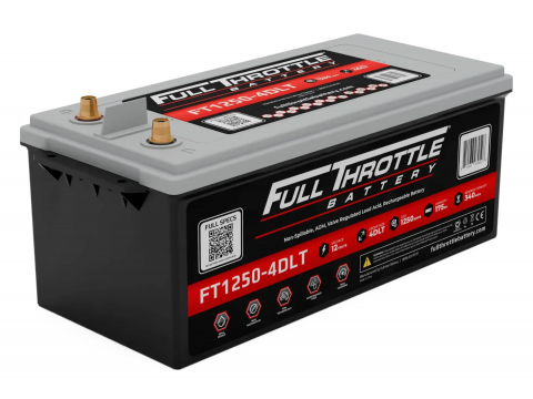 FULL THROTTLE FT1250-4DLT 175AH AGM BATTERY FULL THROTTLE FT1250-4DLT 175AH AGM BATTERY
