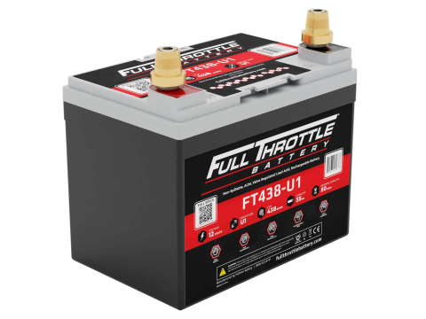 FULL THROTTLE FT438-U1 35AH AGM BATTERY FULL THROTTLE FT438-U1 35AH AGM BATTERY