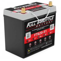 FULL THROTTLE FT620-51 55AH AGM 068516 BATTERY 
