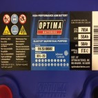 Optima Blue Top BT DCM 4.2 (8016-253) (BCI D34M) (BTDCM4.2 AGM) (BTDC4.2) Optima Blue Top BT DCM 4.2 (8016-253) (BCI D34M) (BTDCM4.2 AGM) (BTDC4.2)