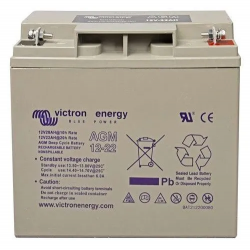 VICTRON BAT212200084 12V 22AH DEEP CYCLE AGM BATTERY 