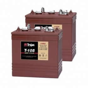 Trojan T105LPT x 2 6v 225Ah Deep Cycle Batteries T105 Trojan T105LPT x 2 6v 225Ah Deep Cycle Batteries T105