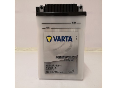 Varta YB12A-A Funstart Wet Motorcycle Battery (512 011 012) (YB12AA) (12N12A-4A-1) 12V 12Ah Varta Funstart Wet