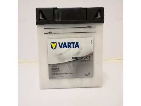 Varta 51814 Funstart Wet Motorcycle Battery (518 014 015) 12V 18Ah Varta Funstart Wet
