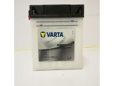 Varta 51913 Funstart Wet Motorcycle Battery (519 013 017) 12V 19Ah Varta Funstart Wet Varta 51913 Funstart Wet Motorcycle Battery (519 013 017) 12V 19Ah Varta Funstart Wet