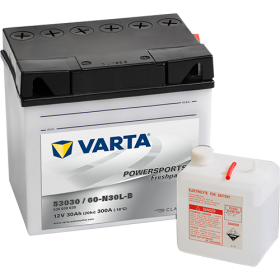 Varta 53030 Funstart Wet Motorcycle Battery 530030030 12V 30Ah