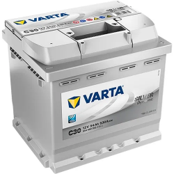Varta C30 Silver 012 Dynamic 554400053 Car 079 Battery 