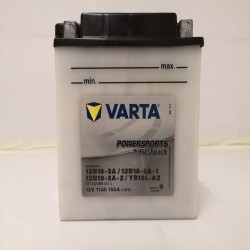 Varta YB10L-A2 Funstart Wet Motorcycle Battery (511 012 009) (YB10LA2) (12N10-3A) 12V 11Ah Varta Funstart Wet