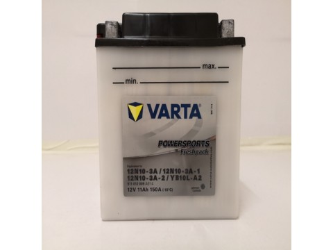 Varta YB10L-A2 Funstart Wet Motorcycle Battery (511 012 009) (YB10LA2) (12N10-3A) 12V 11Ah Varta Funstart Wet