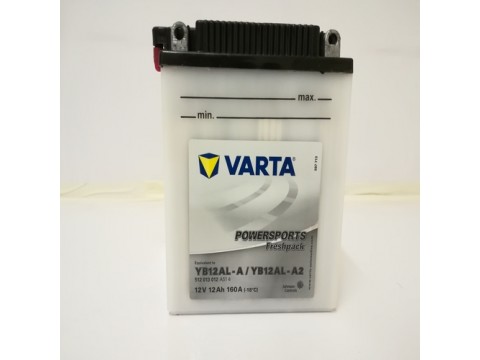 Varta YB12AL-A2 Funstart Wet Motorcycle Battery (512 013 012) (YB12ALA2) (YB12AL-A) 12V 12Ah Varta Funstart Wet Varta YB12AL-A2 Funstart Wet Motorcycle Battery (512 013 012) (YB12ALA2) (YB12AL-A) 12V 12Ah Varta Funstart Wet