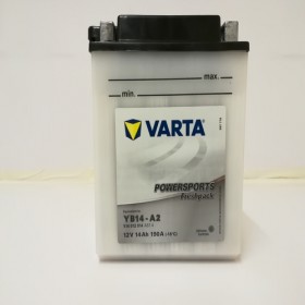 Varta YB14-A2 Funstart Wet Motorcycle Battery (514 012 014) (YB14A2) 12V 14Ah Varta Funstart Wet
