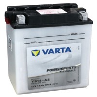 Varta YB14A-A2 Funstart Wet Motorcycle Battery (514 014 014) (YB14AA2) 12V 14Ah