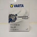 Varta YB14-B2 Funstart Wet Motorcycle Battery (514 014 014) (YB14B2) 12V 14Ah Varta Funstart Wet
