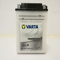 Varta YB14-B2 Funstart Wet Motorcycle Battery (514 014 014) (YB14B2) 12V 14Ah