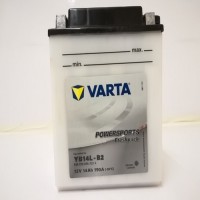 Varta YB14L-B2 Funstart Wet Motorcycle Battery 514013014 (YB14LB2) 514013019 12V 14Ah