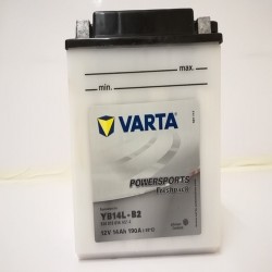 Varta YB14L-B2 Funstart Wet Motorcycle Battery (514 013 014) (YB14LB2) 12V 14Ah Varta Funstart Wet