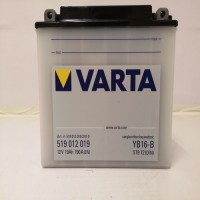 Varta YB16-B Funstart Wet Motorcycle Battery (519 012 019) (YB16B) 12V 19Ah