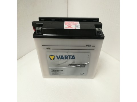 Varta YB16AL-A2 Funstart Wet Motorcycle Battery (516 016 012) (YB16ALA2) 12V 16Ah Varta Funstart Wet