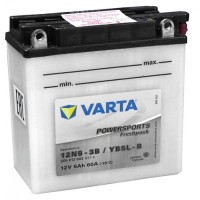 Varta YB5L-B Funstart Wet Motorcycle Battery (505 012 003) (YB5LB) (12N5-3B) 12V 5Ah