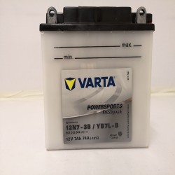 Varta YB7L-B Funstart Wet Motorcycle Battery (507 012 004) (YB7LB) (12N7-3B) 12V 7Ah Varta Funstart Wet