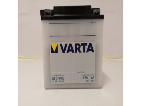 Varta YB9L-A2 Funstart Wet Motorcycle Battery (509 016 008) (YB9LA2) 12V 9Ah Varta Funstart Wet