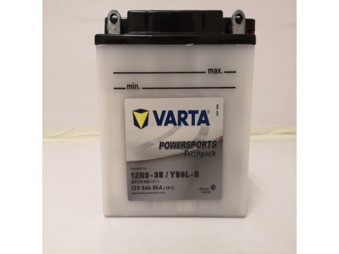 Varta YB9L-B Funstart Wet Motorcycle Battery (509 015 008) (YB9LB) (12N9-3B) 12V 9Ah Varta Funstart Wet Varta YB9L-B Funstart Wet Motorcycle Battery (509 015 008) (YB9LB) (12N9-3B) 12V 9Ah Varta Funstart Wet