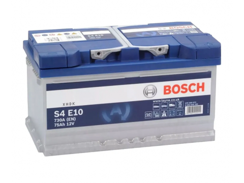 BOSCH 575500073 S4E10 110EFB 75Ah 730 CCA Car Battery BOSCH 575500073 S4E10 110EFB 75Ah 730 CCA Car Battery