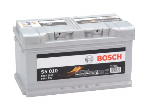 BOSCH 585200080 s5010 612027 110 85Ah 800 CCA 115 Car Battery BOSCH 585200080 s5010 612027 110 85Ah 800 CCA 115 Car Battery