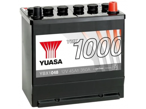 YUASA YBX1048 45Ah 350 CCA Car Battery YUASA YBX1048 45Ah 350 CCA Car Battery