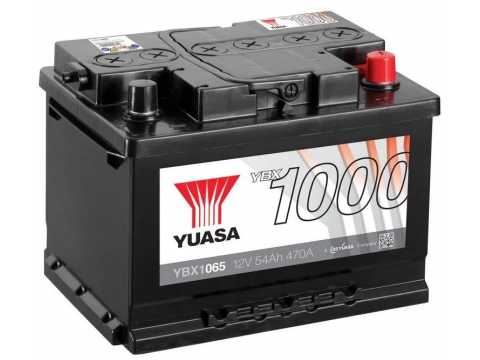 YUASA YBX1065 54Ah 470 CCA Car Battery YUASA YBX1065 54Ah 470 CCA Car Battery