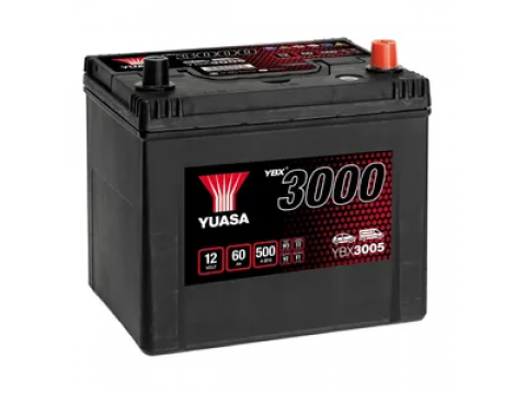 YUASA YBX3005 60Ah 450 CCA Car Battery YUASA YBX3005 60Ah 450 CCA Car Battery