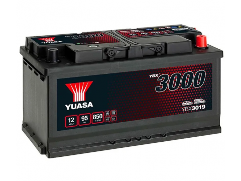 YUASA YBX3019 95Ah 850 CCA Car Battery YUASA YBX3019 95Ah 850 CCA Car Battery