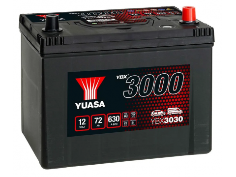 YUASA YBX3030 70Ah 570 CCA Car Battery YUASA YBX3030 70Ah 570 CCA Car Battery