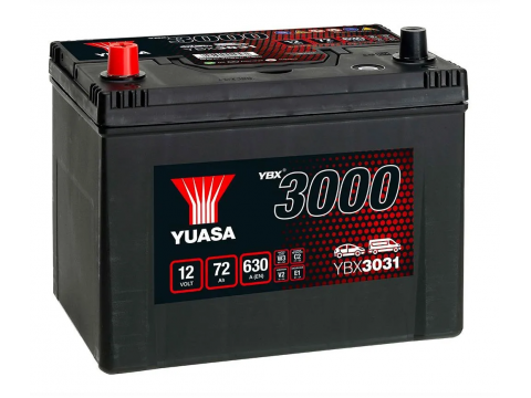 YUASA YBX3031 70Ah 570 CCA Car Battery YUASA YBX3031 70Ah 570 CCA Car Battery