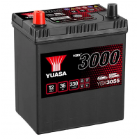 YUASA YBX3055 40Ah 330CCA 055 Car Battery