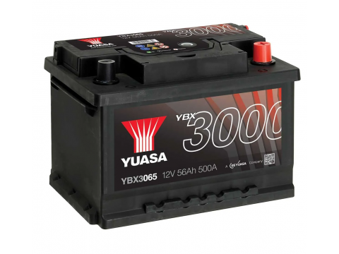 YUASA YBX3065 56Ah 500 CCA Car Battery YUASA YBX3065 56Ah 500 CCA Car Battery
