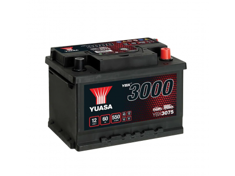 YUASA YBX3075 60Ah 550 CCA Car Battery YUASA YBX3075 60Ah 550 CCA Car Battery