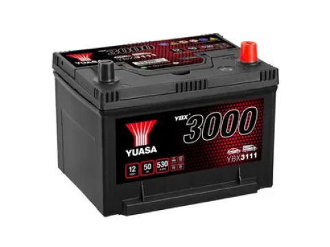YUASA YBX3111 50Ah 530 CCA Car Battery YUASA YBX3111 50Ah 530 CCA Car Battery