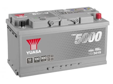 YUASA YBX5019 100Ah 900 CCA Car Battery 