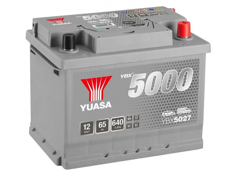 YUASA YBX5027 62Ah 600 CCA Car Battery 